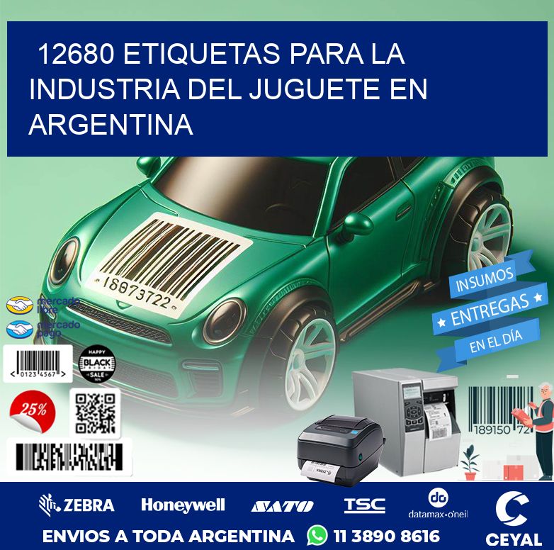 12680 ETIQUETAS PARA LA INDUSTRIA DEL JUGUETE EN ARGENTINA