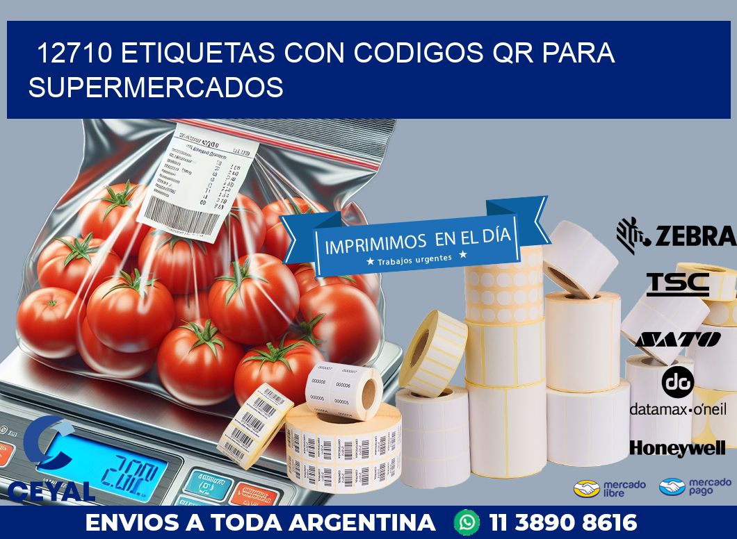 12710 ETIQUETAS CON CODIGOS QR PARA SUPERMERCADOS