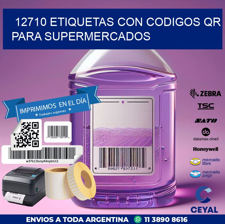 12710 ETIQUETAS CON CODIGOS QR PARA SUPERMERCADOS