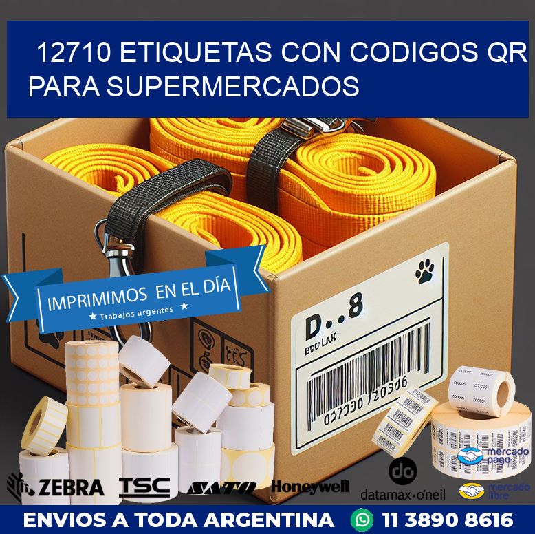 12710 ETIQUETAS CON CODIGOS QR PARA SUPERMERCADOS