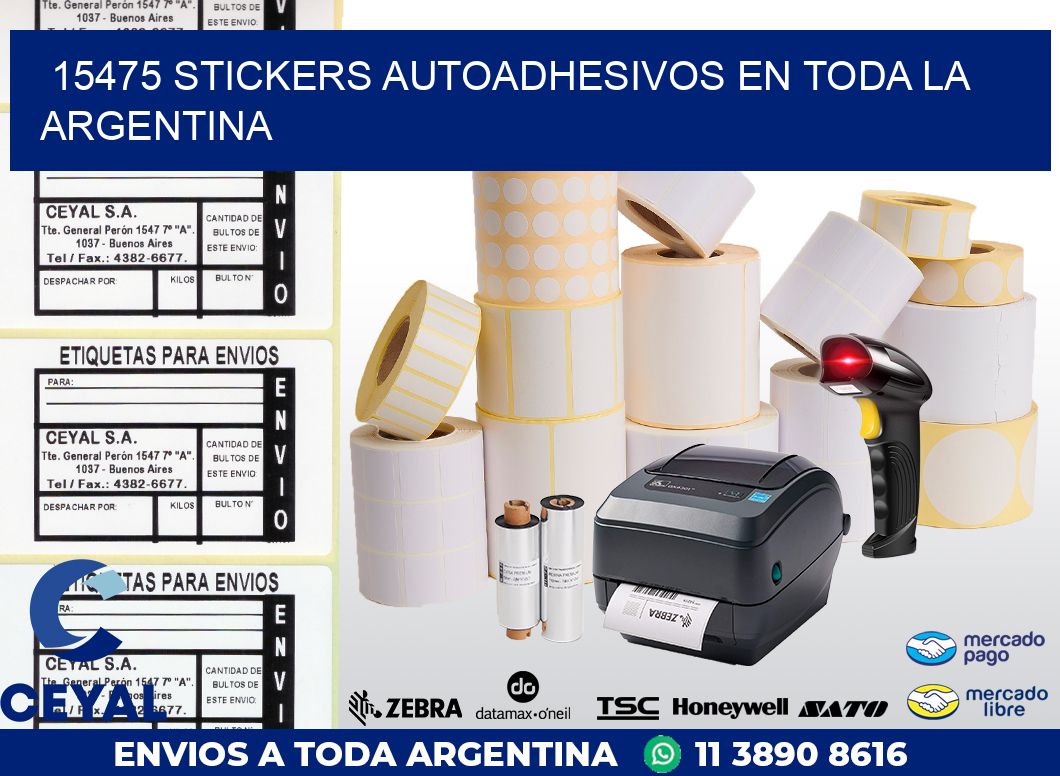 15475 STICKERS AUTOADHESIVOS EN TODA LA ARGENTINA