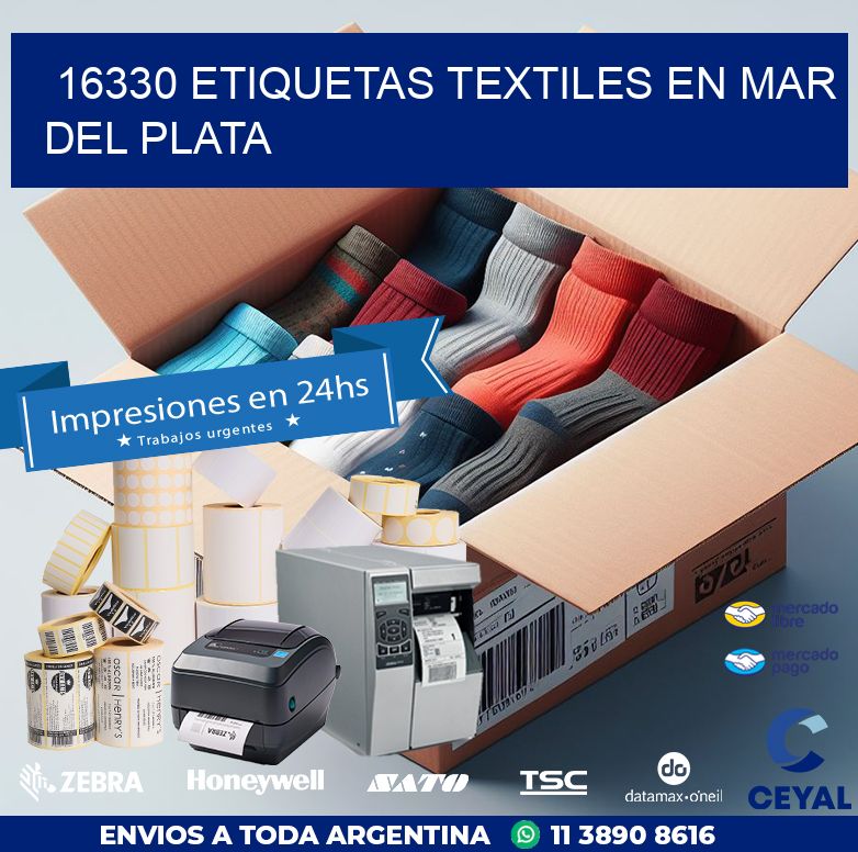 16330 ETIQUETAS TEXTILES EN MAR DEL PLATA