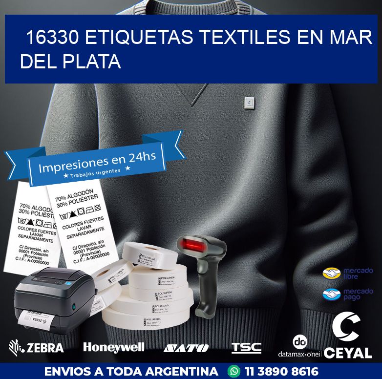 16330 ETIQUETAS TEXTILES EN MAR DEL PLATA