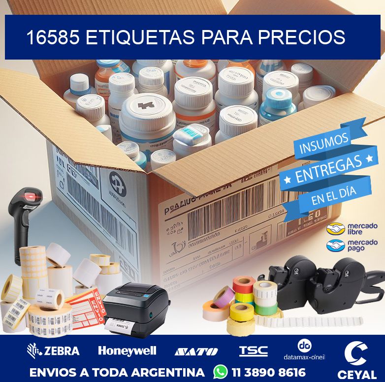 16585 ETIQUETAS PARA PRECIOS