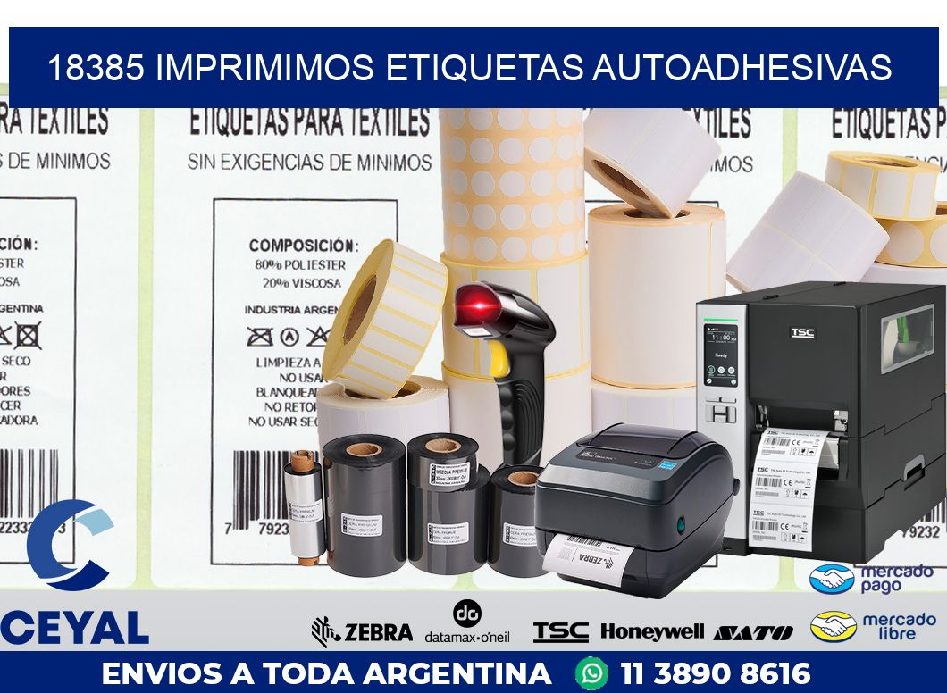 18385 IMPRIMIMOS ETIQUETAS AUTOADHESIVAS