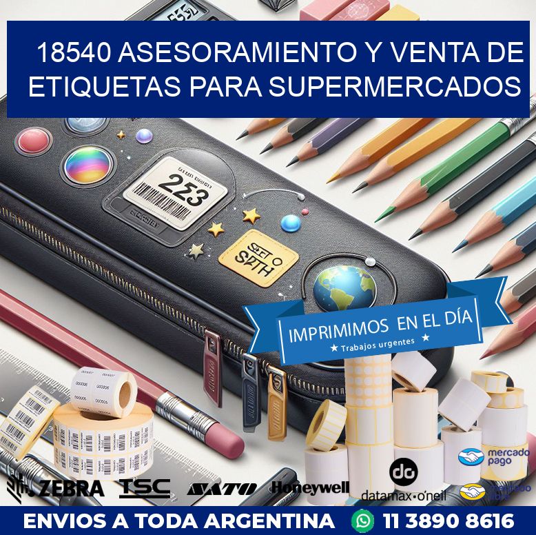 18540 ASESORAMIENTO Y VENTA DE ETIQUETAS PARA SUPERMERCADOS