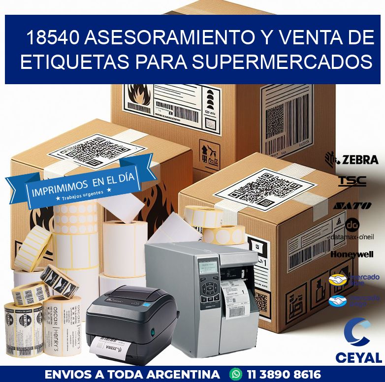 18540 ASESORAMIENTO Y VENTA DE ETIQUETAS PARA SUPERMERCADOS