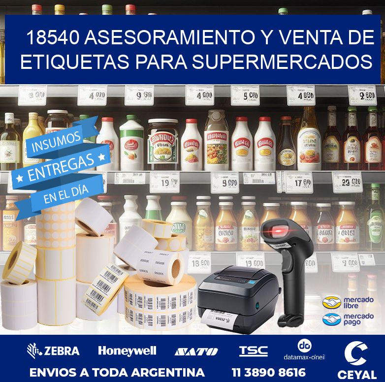 18540 ASESORAMIENTO Y VENTA DE ETIQUETAS PARA SUPERMERCADOS