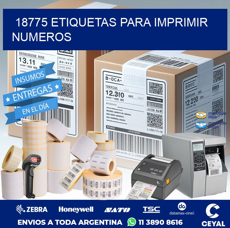 18775 ETIQUETAS PARA IMPRIMIR NUMEROS