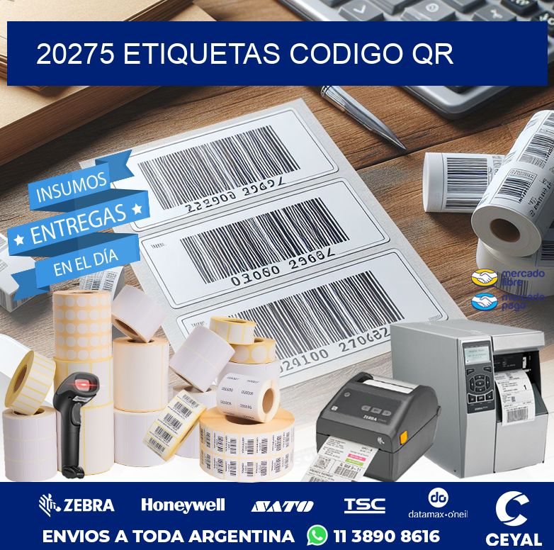 20275 ETIQUETAS CODIGO QR