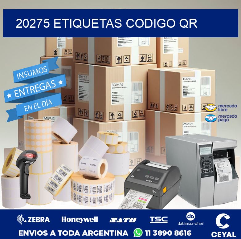 20275 ETIQUETAS CODIGO QR