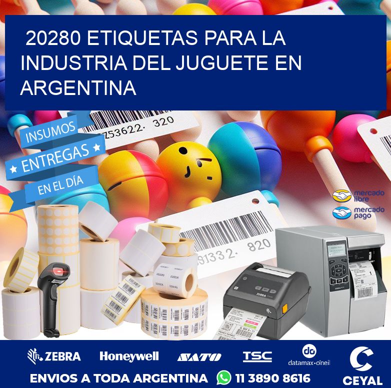 20280 ETIQUETAS PARA LA INDUSTRIA DEL JUGUETE EN ARGENTINA