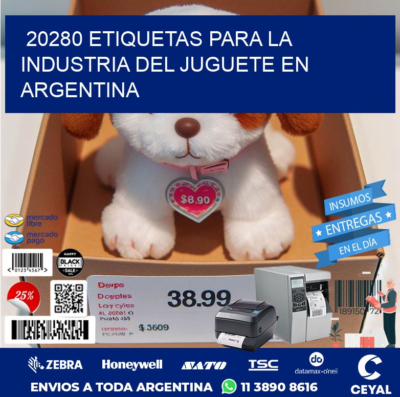 20280 ETIQUETAS PARA LA INDUSTRIA DEL JUGUETE EN ARGENTINA