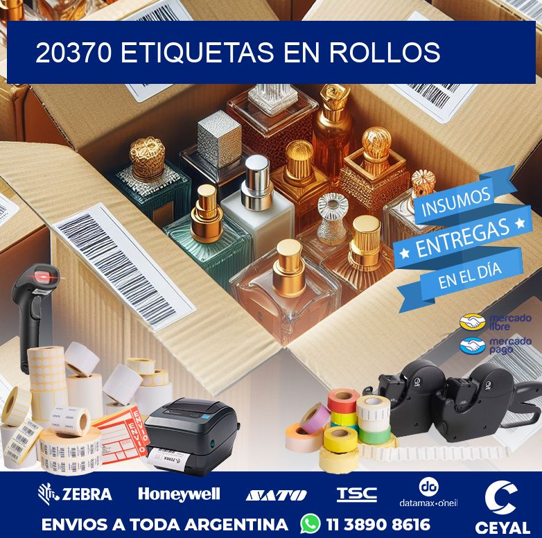 20370 ETIQUETAS EN ROLLOS