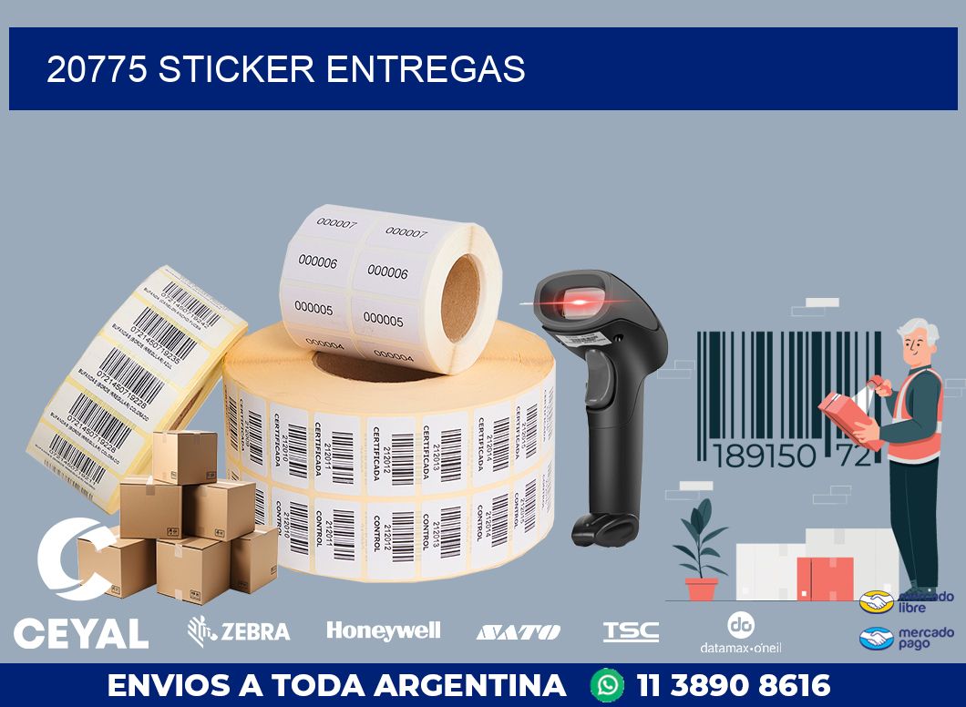 20775 STICKER ENTREGAS