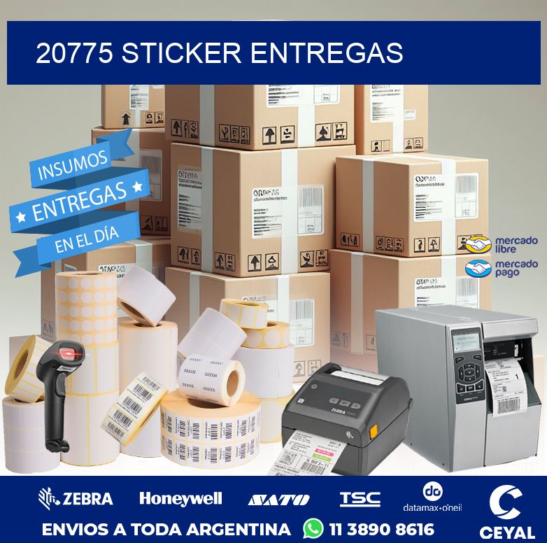 20775 STICKER ENTREGAS