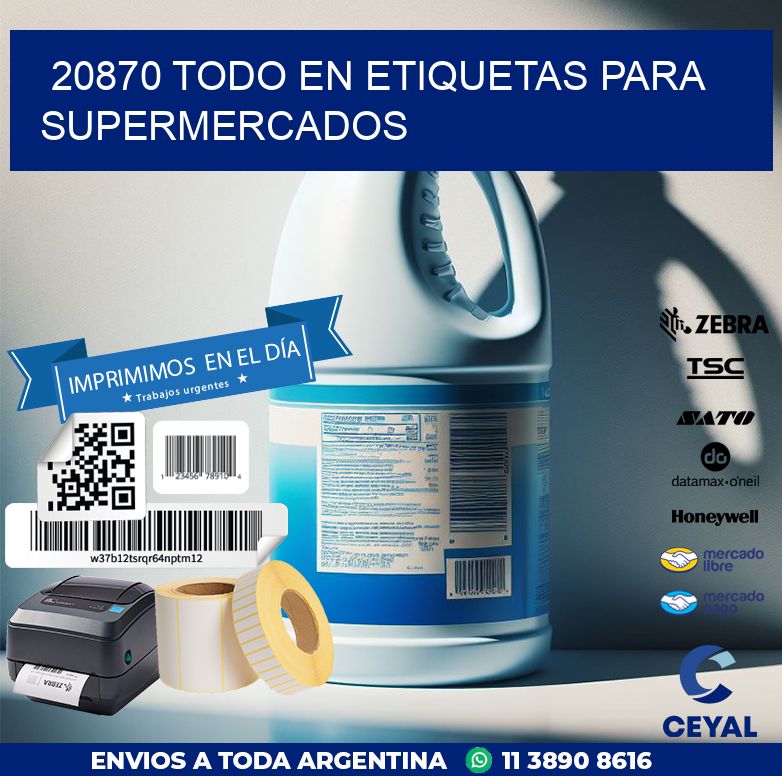 20870 TODO EN ETIQUETAS PARA SUPERMERCADOS