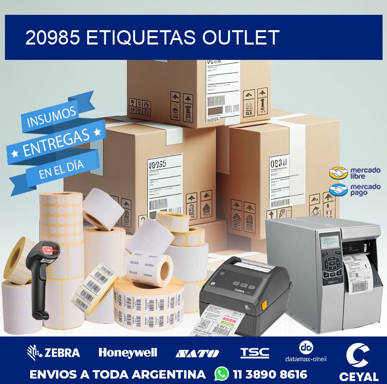 20985 ETIQUETAS OUTLET