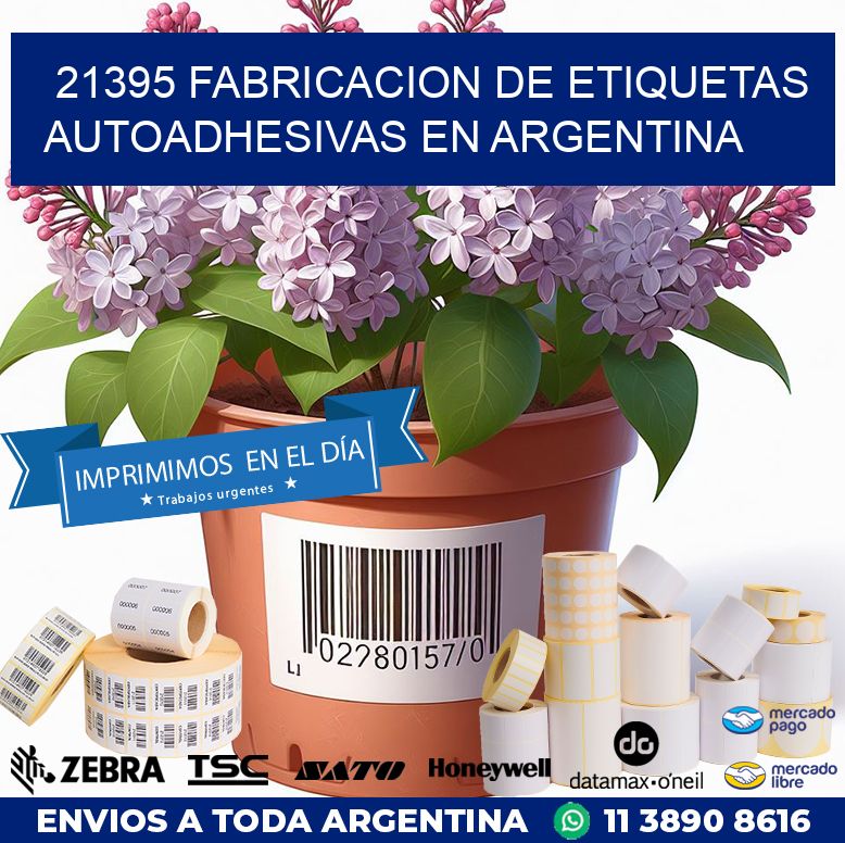 21395 FABRICACION DE ETIQUETAS AUTOADHESIVAS EN ARGENTINA