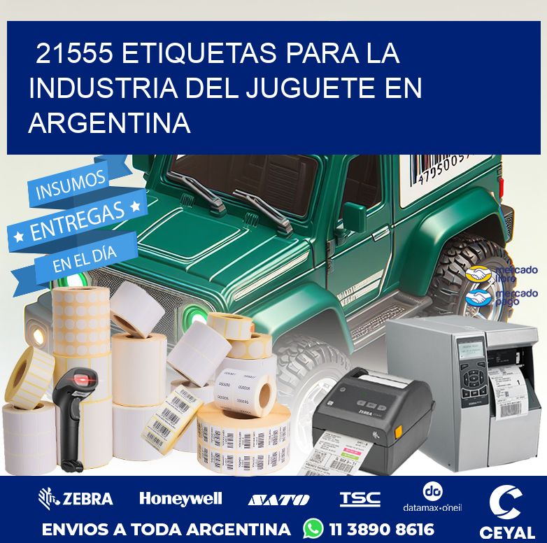 21555 ETIQUETAS PARA LA INDUSTRIA DEL JUGUETE EN ARGENTINA