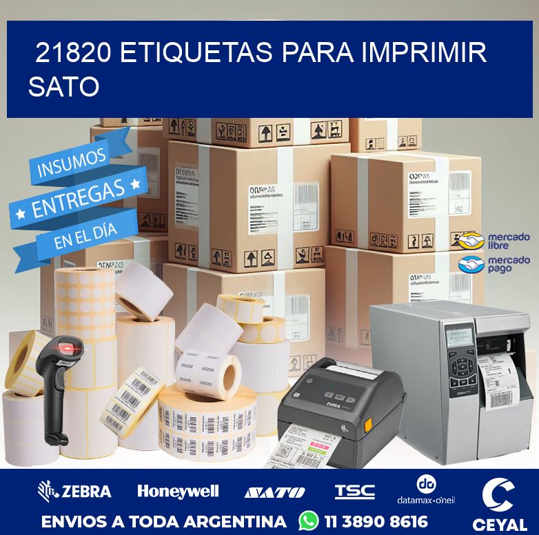 21820 ETIQUETAS PARA IMPRIMIR SATO