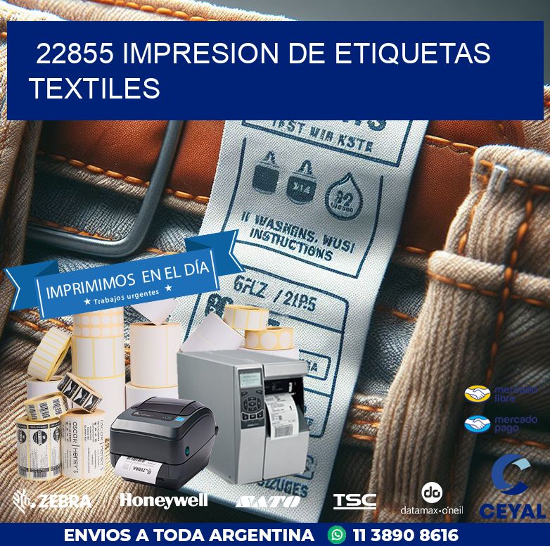 22855 IMPRESION DE ETIQUETAS TEXTILES