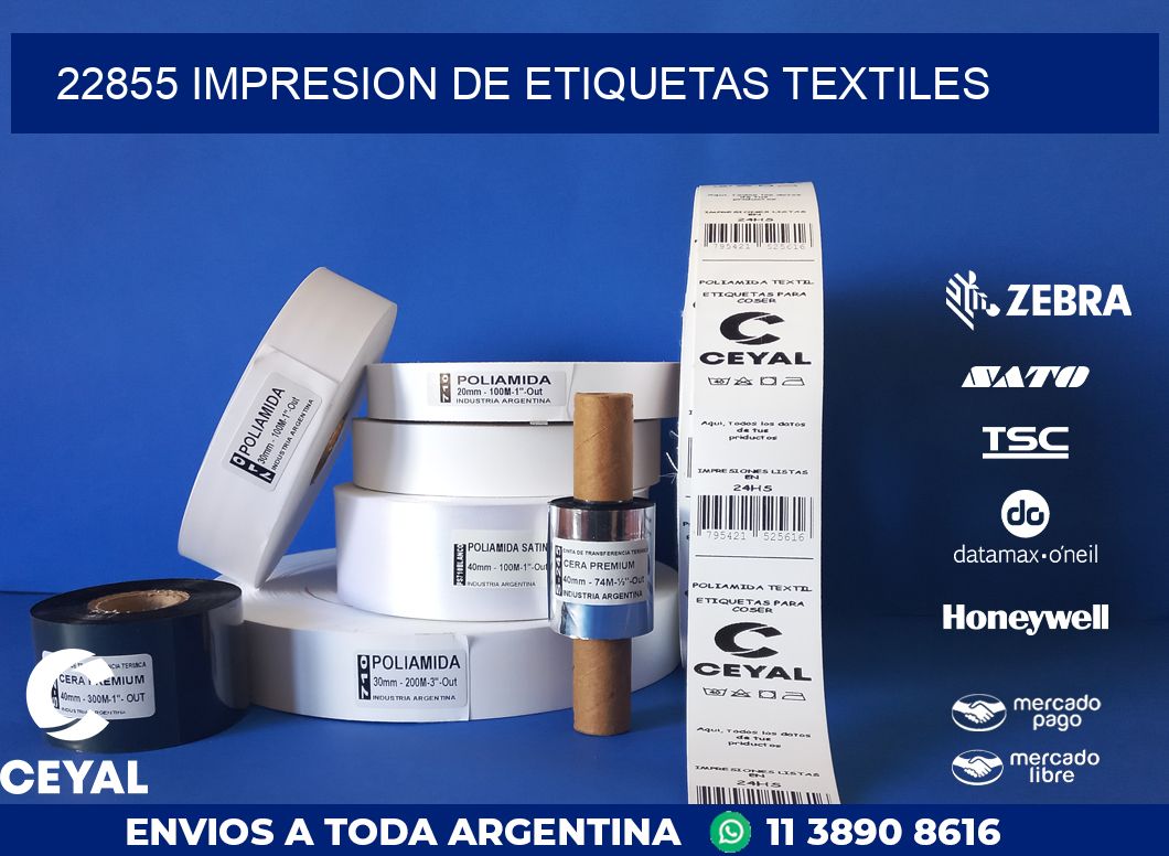 22855 IMPRESION DE ETIQUETAS TEXTILES