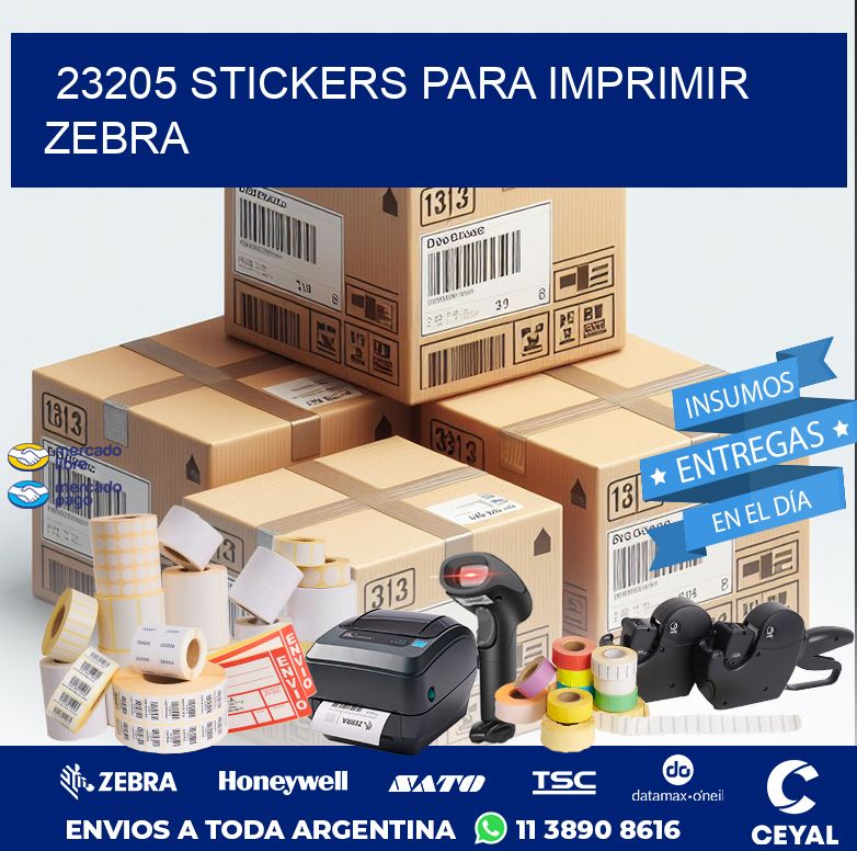 23205 STICKERS PARA IMPRIMIR ZEBRA