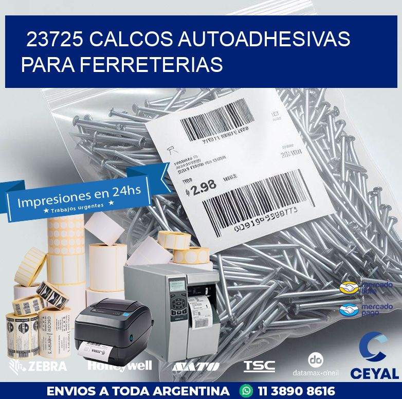 23725 CALCOS AUTOADHESIVAS PARA FERRETERIAS