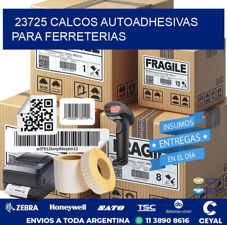 23725 CALCOS AUTOADHESIVAS PARA FERRETERIAS