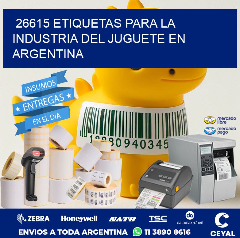 26615 ETIQUETAS PARA LA INDUSTRIA DEL JUGUETE EN ARGENTINA