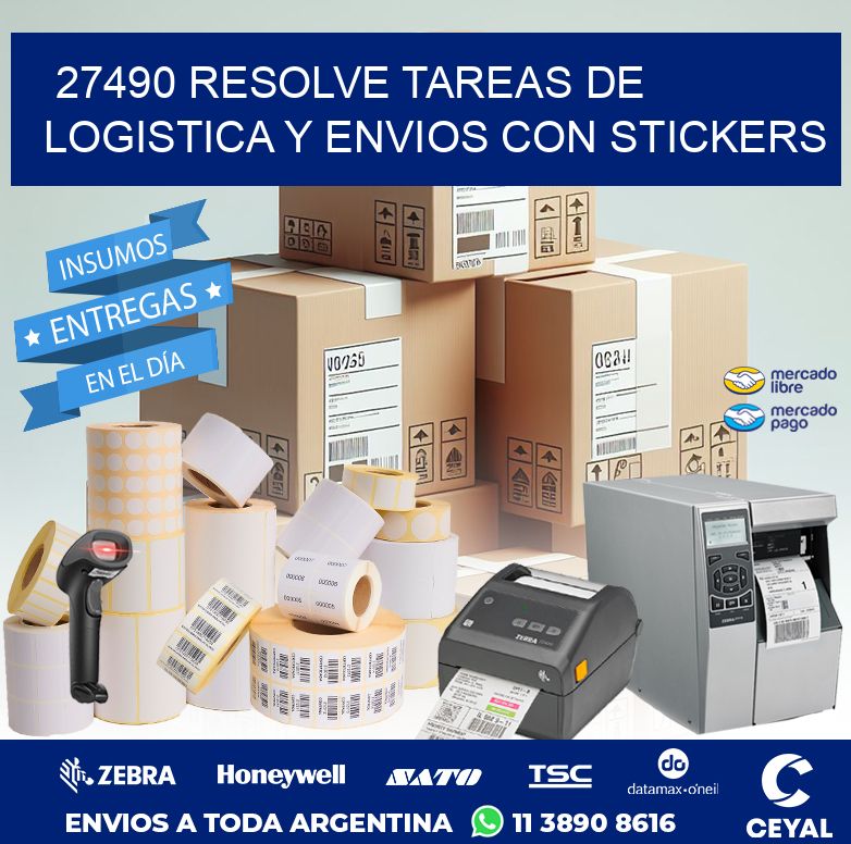 27490 RESOLVE TAREAS DE LOGISTICA Y ENVIOS CON STICKERS