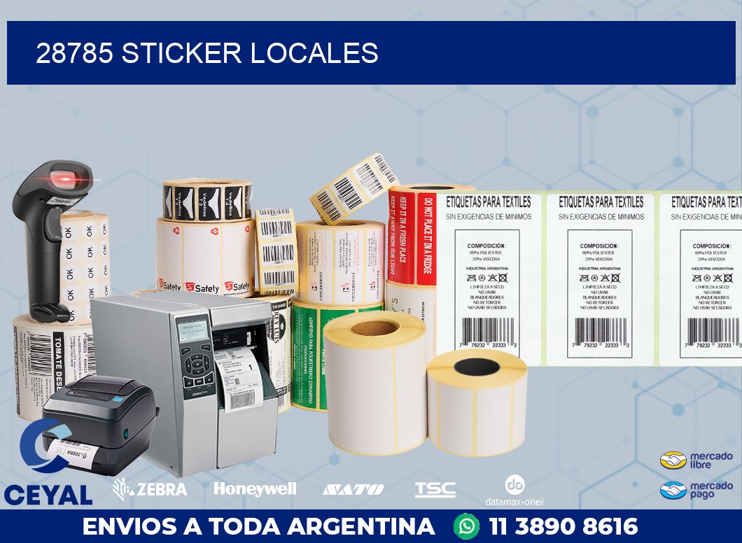 28785 STICKER LOCALES