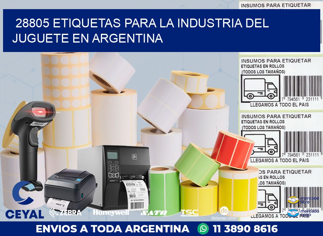 28805 ETIQUETAS PARA LA INDUSTRIA DEL JUGUETE EN ARGENTINA