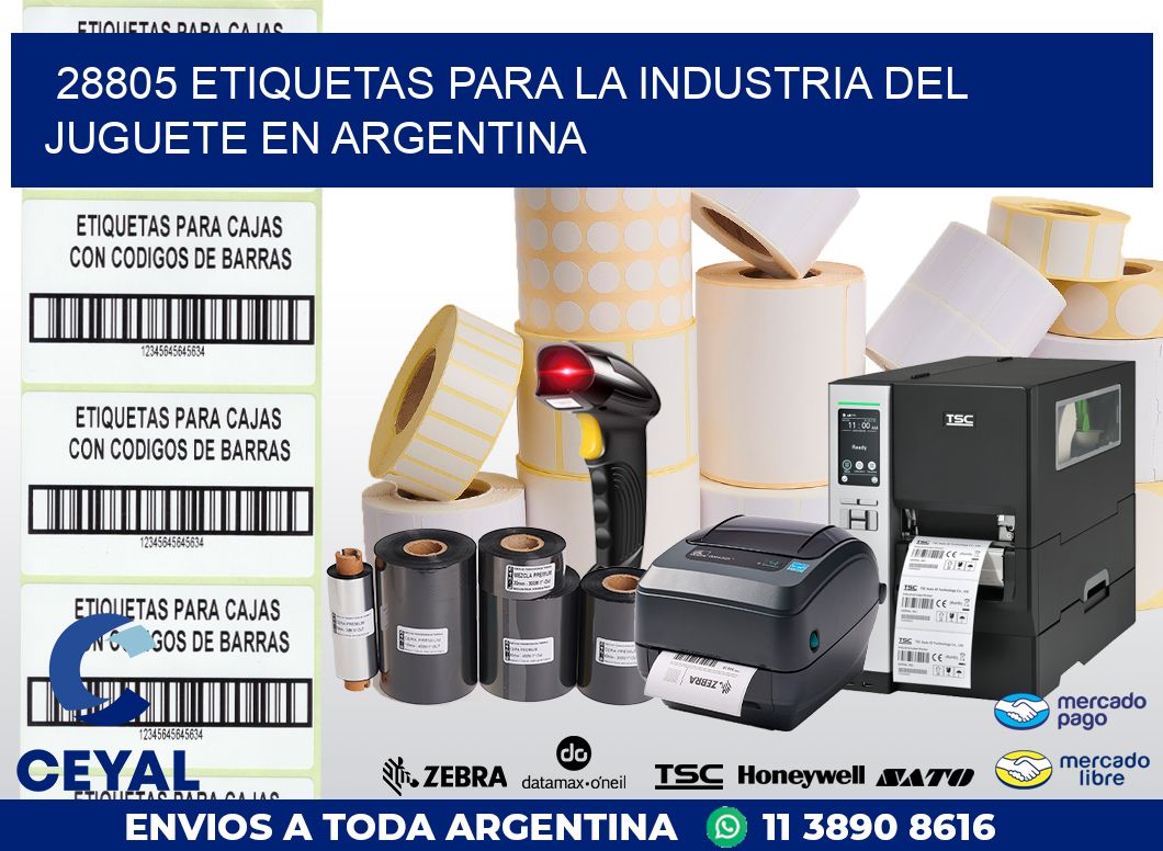 28805 ETIQUETAS PARA LA INDUSTRIA DEL JUGUETE EN ARGENTINA