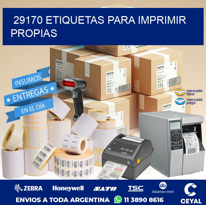 29170 ETIQUETAS PARA IMPRIMIR PROPIAS