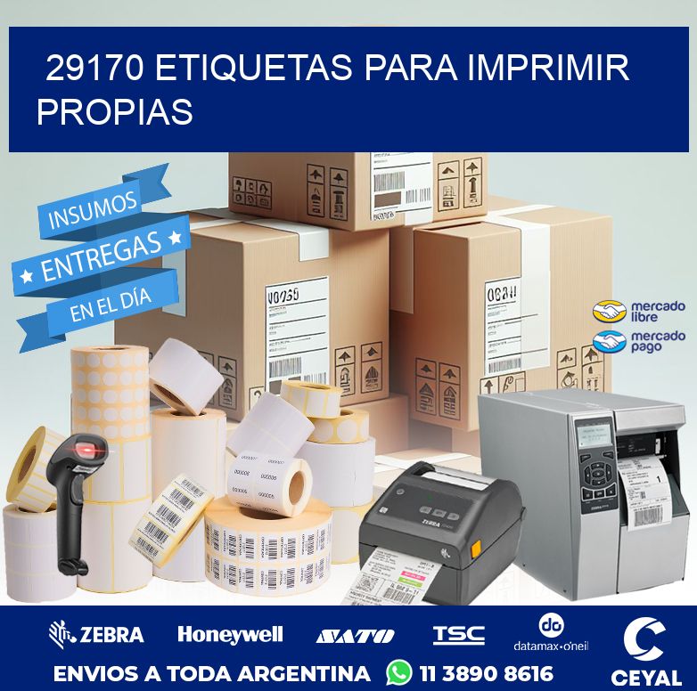 29170 ETIQUETAS PARA IMPRIMIR PROPIAS