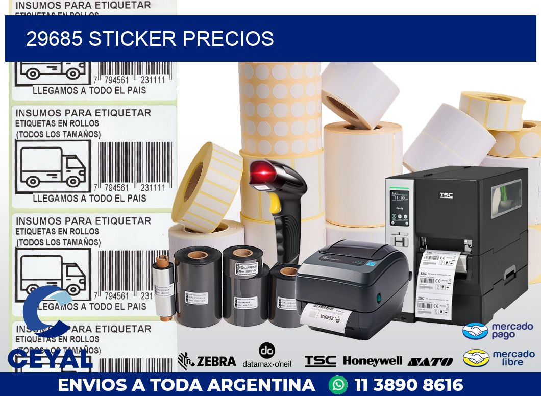 29685 STICKER PRECIOS