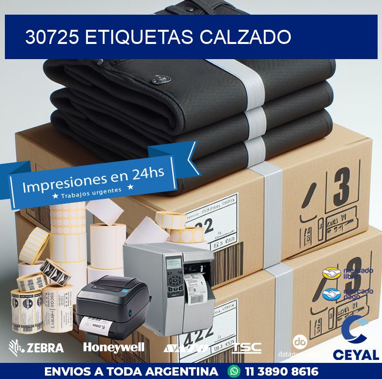 30725 ETIQUETAS CALZADO