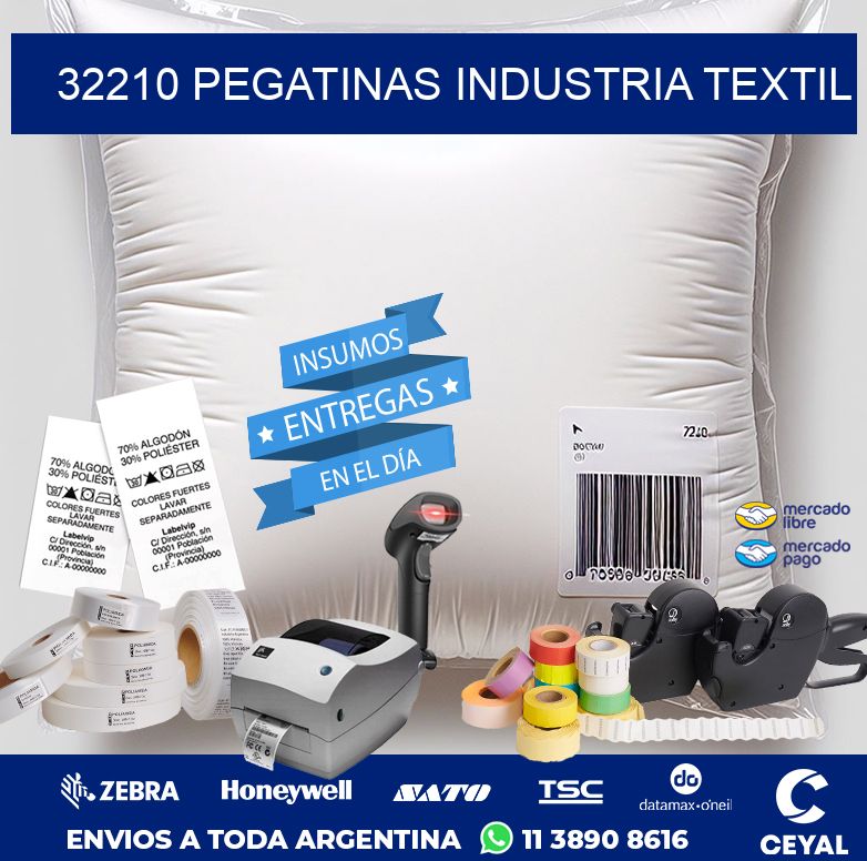 32210 PEGATINAS INDUSTRIA TEXTIL