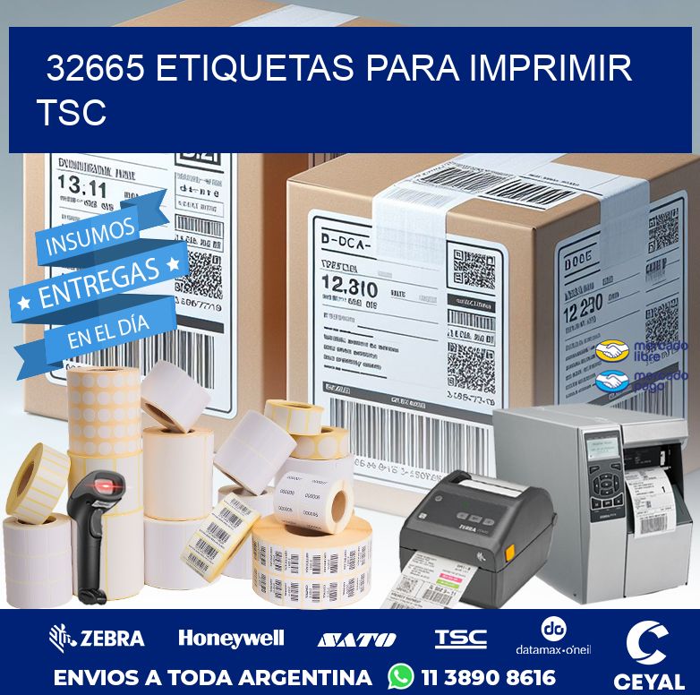 32665 ETIQUETAS PARA IMPRIMIR TSC