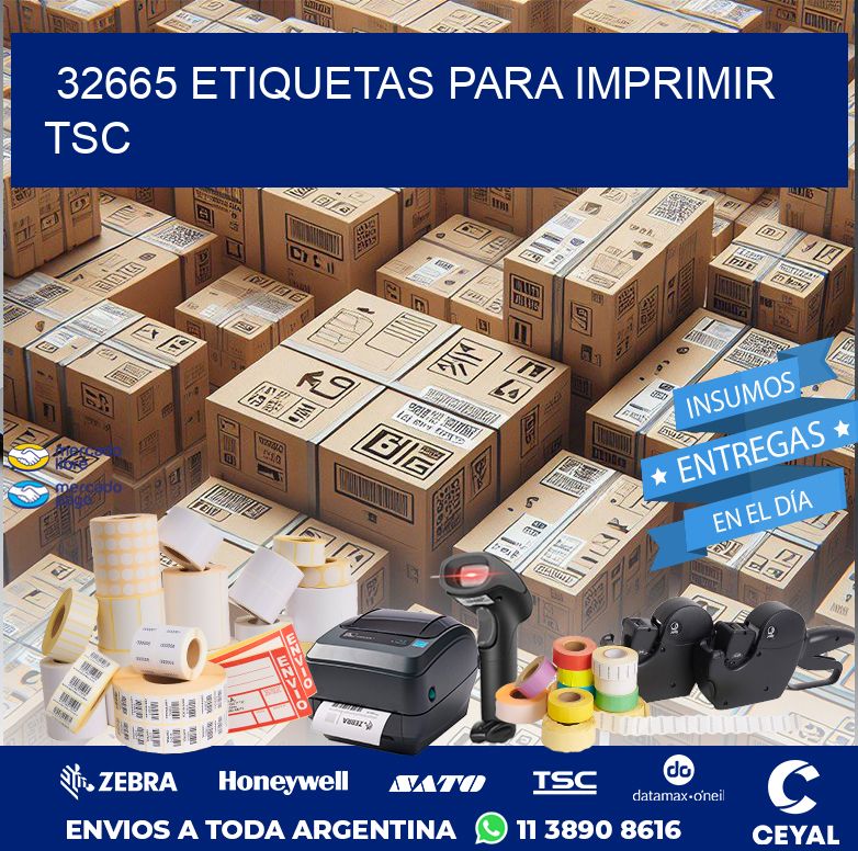 32665 ETIQUETAS PARA IMPRIMIR TSC