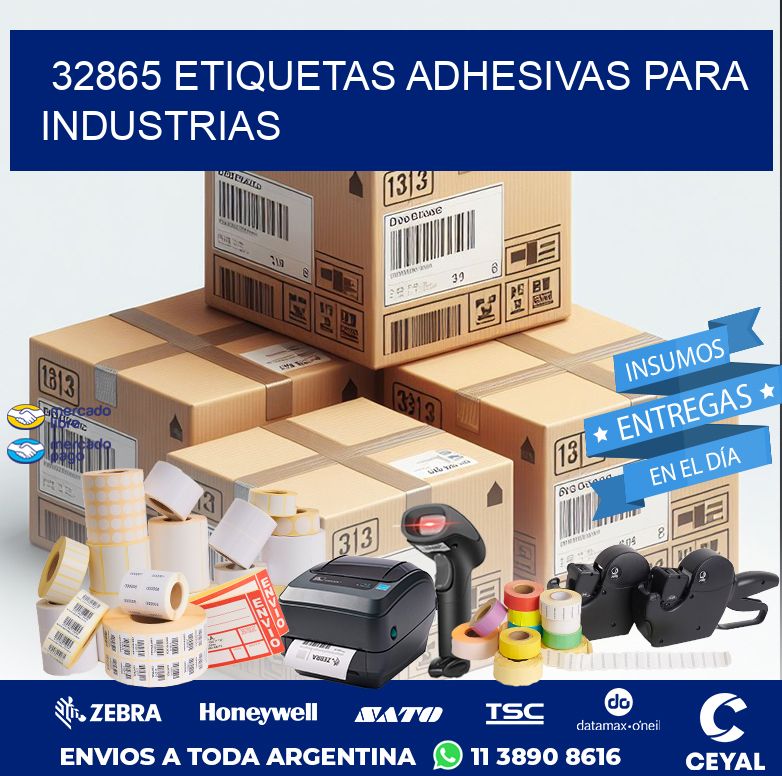 32865 ETIQUETAS ADHESIVAS PARA INDUSTRIAS