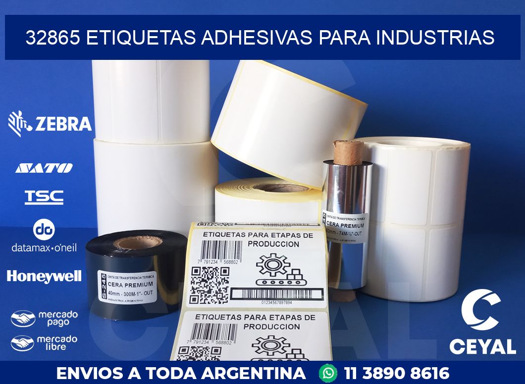 32865 ETIQUETAS ADHESIVAS PARA INDUSTRIAS