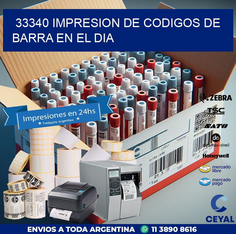 33340 IMPRESION DE CODIGOS DE BARRA EN EL DIA