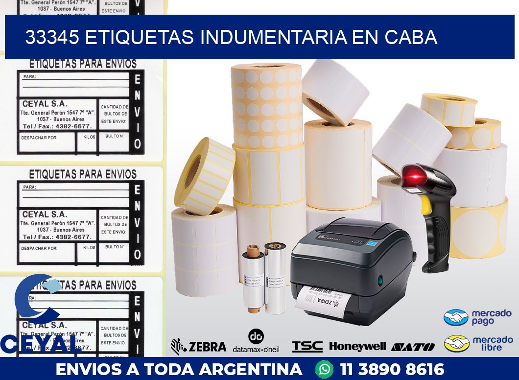 33345 ETIQUETAS INDUMENTARIA EN CABA