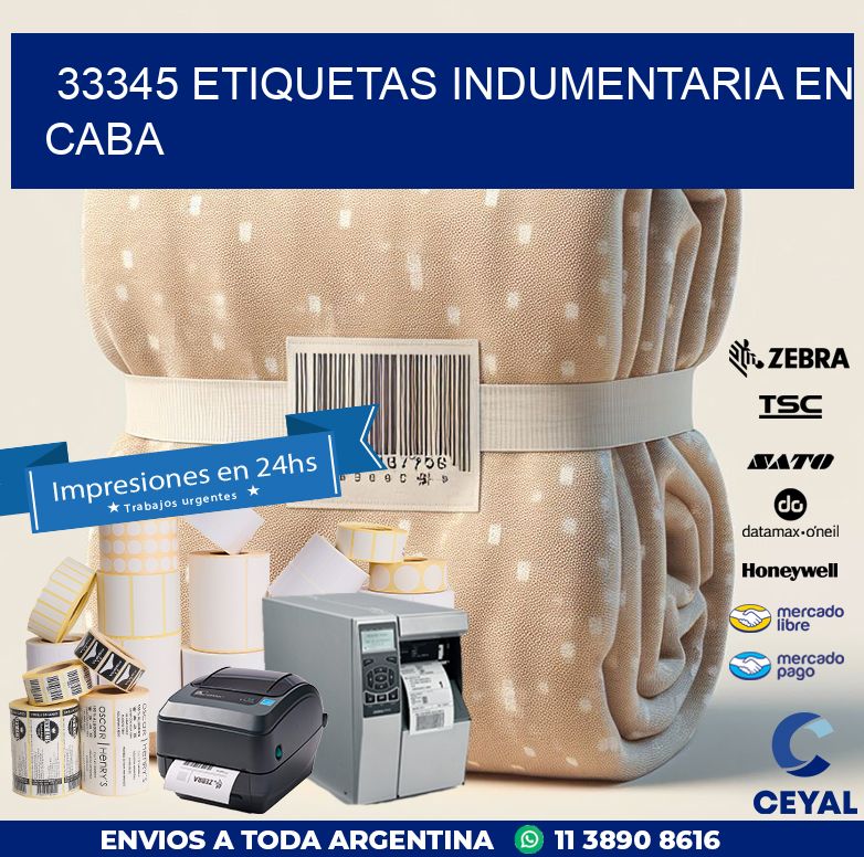 33345 ETIQUETAS INDUMENTARIA EN CABA