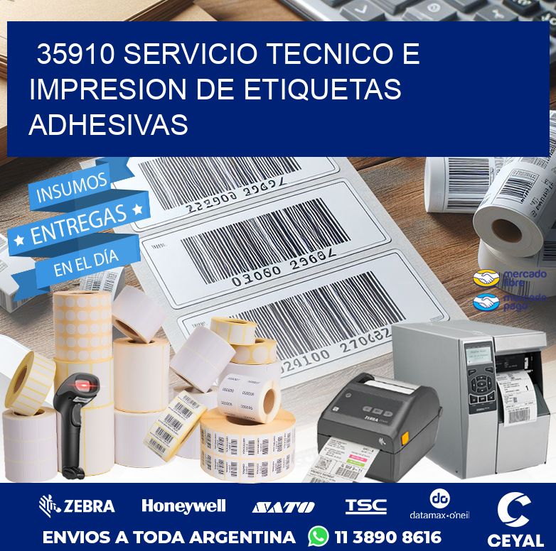 35910 SERVICIO TECNICO E IMPRESION DE ETIQUETAS ADHESIVAS