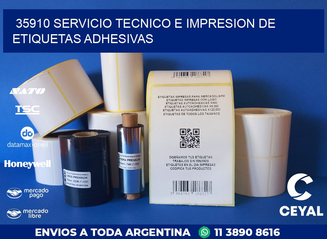 35910 SERVICIO TECNICO E IMPRESION DE ETIQUETAS ADHESIVAS