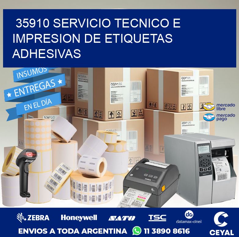 35910 SERVICIO TECNICO E IMPRESION DE ETIQUETAS ADHESIVAS